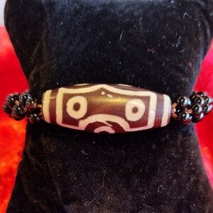 Adjustable Tibetan Beaded Bracelet